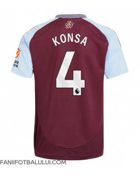Aston Villa Ezri Konsa #4 Tricou Fotbal Replică 2024-25 Barbati Acasa